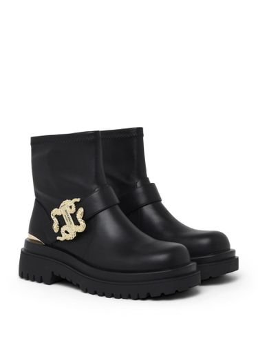 Low Boots With Gold Buckle - Just Cavalli - Modalova