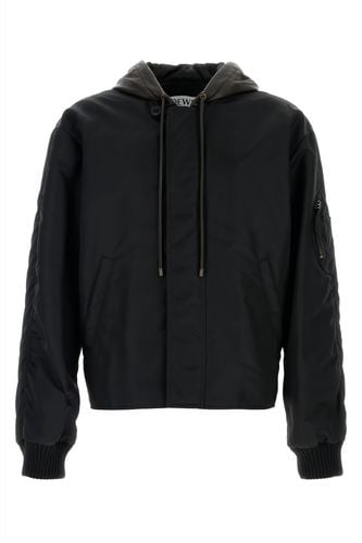 Loewe Hooded Bomber Jacket - Loewe - Modalova