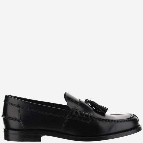 Tod's Leather Loafer With Tassel - Tod's - Modalova