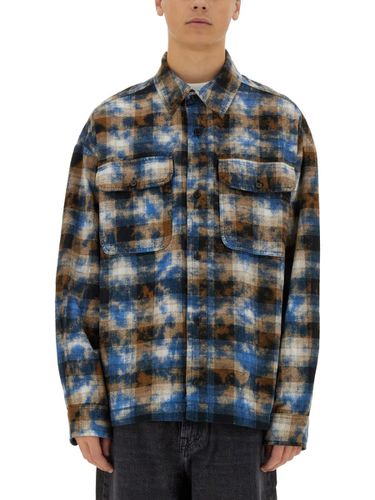 Palm Angels Plaid Shirt - Palm Angels - Modalova