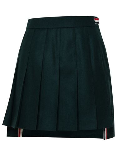 Thom Browne Green Wool Skirt - Thom Browne - Modalova