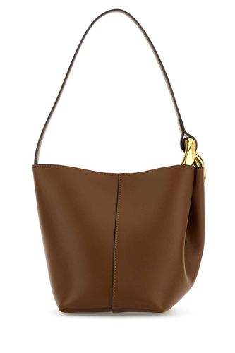 J. W. Anderson Caramel Leather Jwa Corner Bucket Bag - J.W. Anderson - Modalova