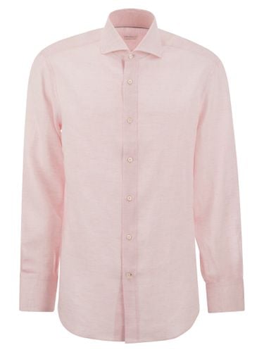 Basic Fit Linen Shirt - Brunello Cucinelli - Modalova