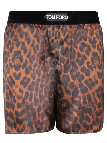 Tom Ford Leopard Pajama Short - Tom Ford - Modalova