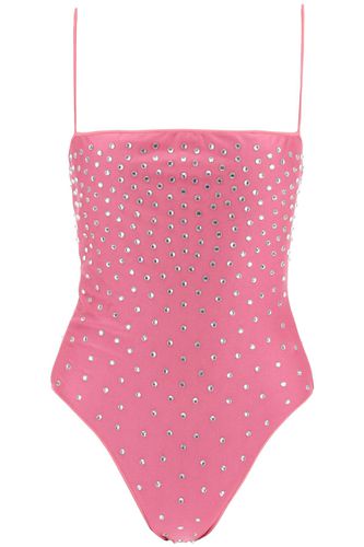 One-piece Swimsuit With Crystals - Oseree - Modalova