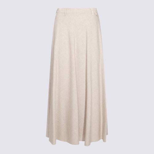 Herno Beige Viscose Skirt - Herno - Modalova