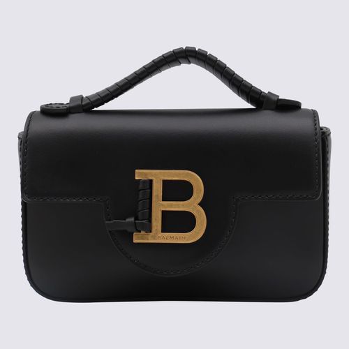 Balmain Black Leather Shoulder Bag - Balmain - Modalova