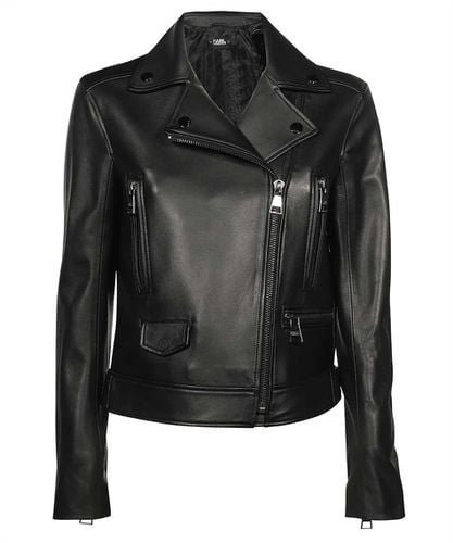 Karl Lagerfeld Leather Jacket - Karl Lagerfeld - Modalova