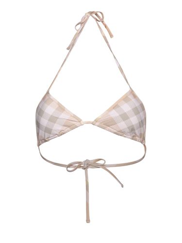 Checked Halterneck Triangle Bikini Top - Burberry - Modalova
