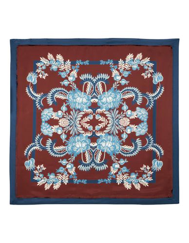 Etro Burgundy Printed Slik Scarf - Etro - Modalova