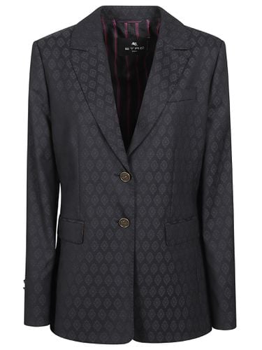 Etro Two-buttoned Monogram Blazer - Etro - Modalova