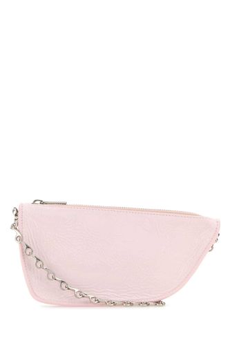 Pastel Pink Leather Micro Shield Shoulder Bag - Burberry - Modalova