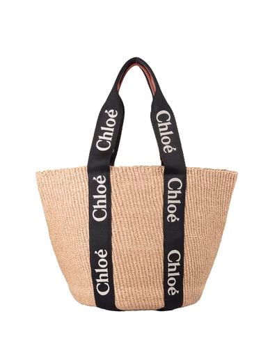 Chloé Woody Large Basket Bag - Chloé - Modalova