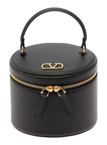 Jewellery Vanity Case With Vlogo Detail In Leather Woman - Valentino Garavani - Modalova