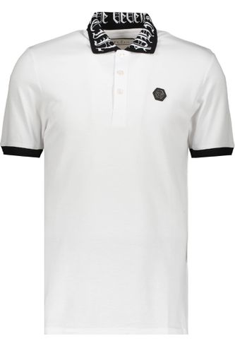 Short Sleeve Cotton Polo Shirt - Philipp Plein - Modalova