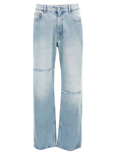 Knee Detail Jeans - MM6 Maison Margiela - Modalova