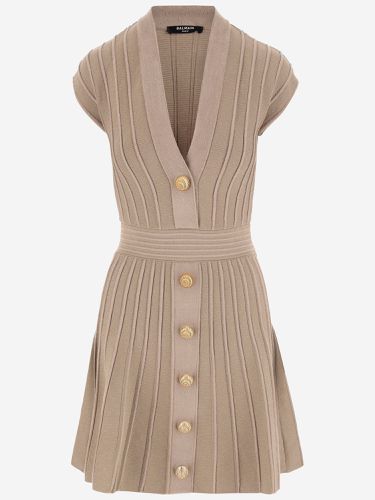 Balmain chiocciola Button Dress - Balmain - Modalova