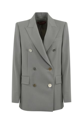 Edicola Blazer In Wool Crepe Satin - Max Mara Studio - Modalova