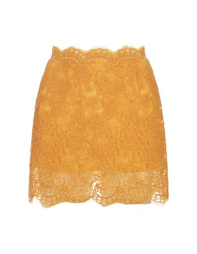 Orange Floral Lace Mini Skirt - Ermanno Scervino - Modalova