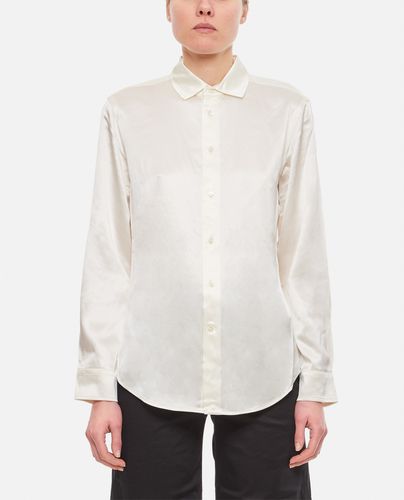 Long Sleeve Button Front Silk Shirt - Polo Ralph Lauren - Modalova