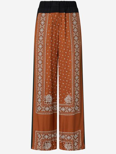 Pinko Wide Bandana Pattern Pants - Pinko - Modalova