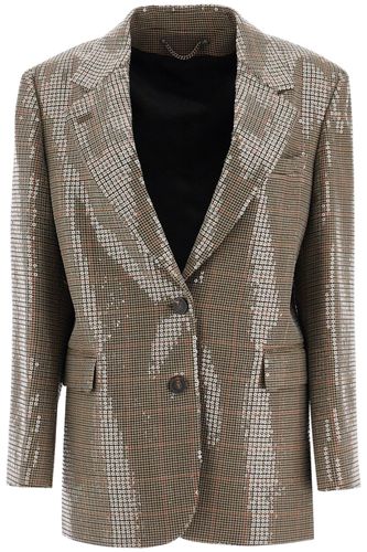 Houndstooth Blazer With Sequins - Golden Goose - Modalova