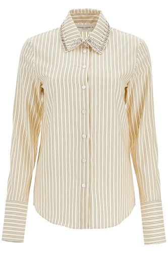 Long-sleeved Shirt With Crystals - Golden Goose - Modalova