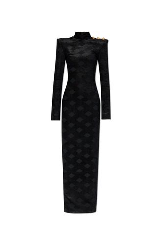 Balmain Gingham Bouclé Maxi Dress - Balmain - Modalova