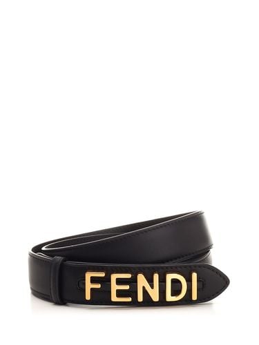 Fendi Black graphy Belt - Fendi - Modalova