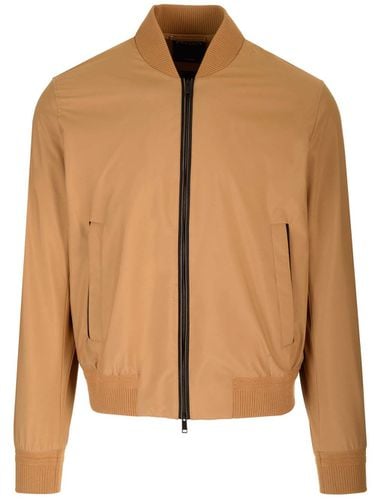 Zegna Stretch Nylon Bomber Jacket - Zegna - Modalova