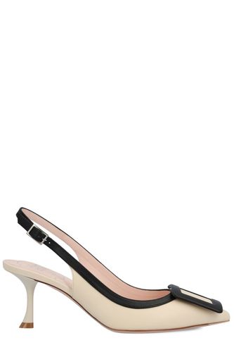 Pointed Toe Slingback Pumps - Roger Vivier - Modalova