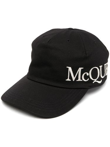 Oversize Jersey Hat With Logo Man - Alexander McQueen - Modalova