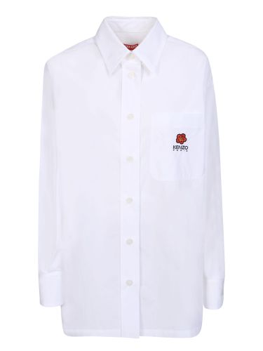 Kenzo White Boke Flower Crest Shirt - Kenzo - Modalova