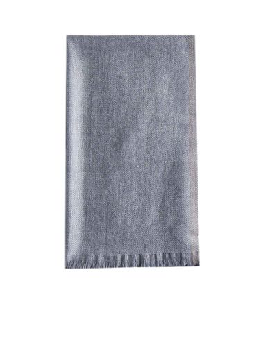 Contrast Trim Frayed Scarf - Brunello Cucinelli - Modalova