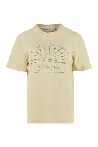 Journey W`s T-shirt Regular Cotton Jersey Rowing Club - Golden Goose - Modalova