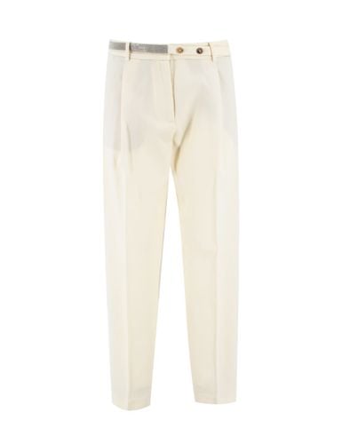 Virgin Wool Trousers - Fabiana Filippi - Modalova