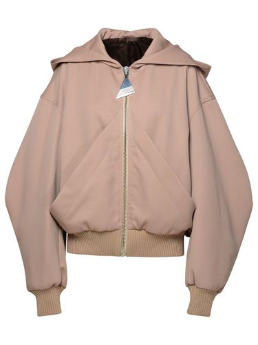 Hooded Zip-up Bomber Jacket - The Attico - Modalova