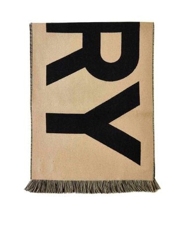 Burberry Beige Wool Scarf - Burberry - Modalova