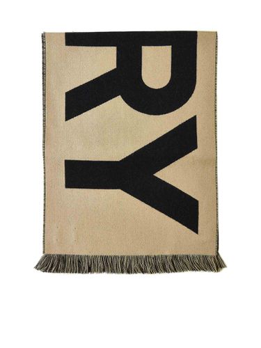 Burberry Beige Wool Scarf - Burberry - Modalova