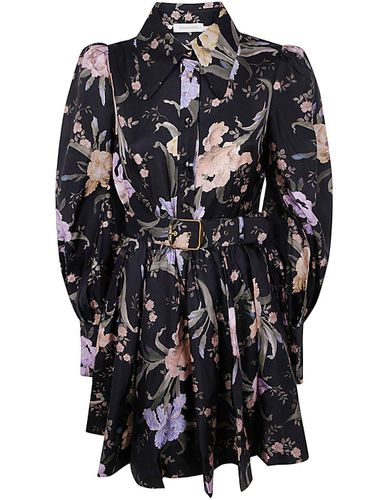 Floral Printed Belted Dress - Zimmermann - Modalova