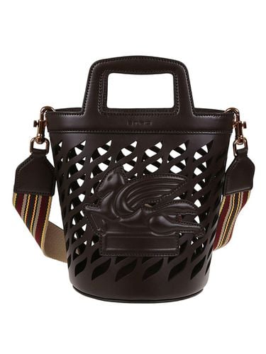 Etro Coffa Cut-out Bucket Bag - Etro - Modalova