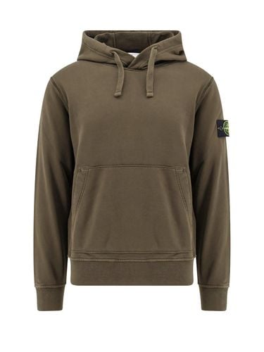 Compass Patch Drawstring Hoodie - Stone Island - Modalova