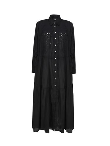 Pinko Cotton Muslin Shirt Dress - Pinko - Modalova