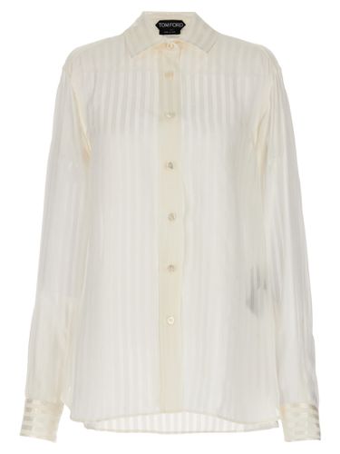 Tom Ford Striped Silk Shirt - Tom Ford - Modalova