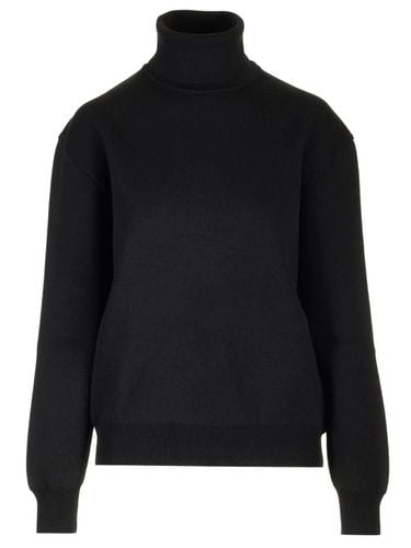 Alaia Roll Neck Ribbed Jumper - Alaia - Modalova