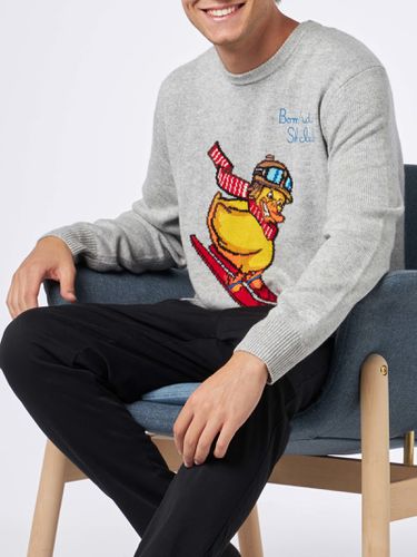 Man Crewneck Sweater With Crypto Ducky Jacquard Crypto Puppets Special Edition - MC2 Saint Barth - Modalova