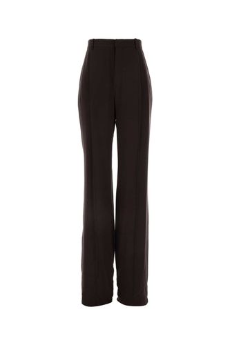 Saint Laurent Brown Crepe Pant - Saint Laurent - Modalova