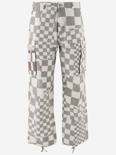 Cotton Cargo Pants With Plaid Pattern - ERL - Modalova