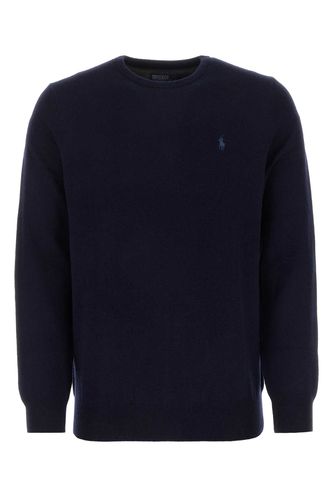 Navy Blue Wool Sweater - Polo Ralph Lauren - Modalova
