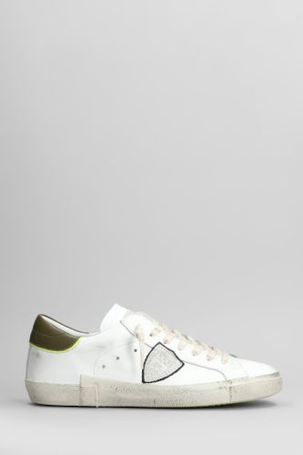 Prsx Low Sneakers In White Leather - Philippe Model - Modalova